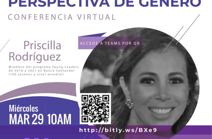  Invita SEFIN a conferencia: “Educación Financiera con Perspectiva de Género”