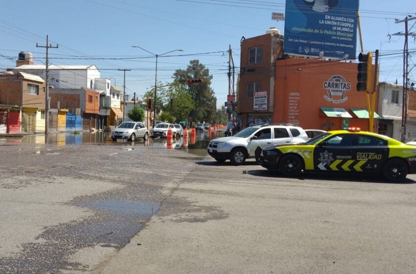  Policía Vial activa dispositivo vial por obras en avenida Morales-Saucito