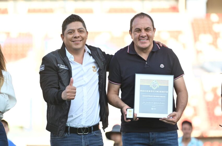  Gallardo es de los mejores Gobernadores: Cuauhtémoc Blanco