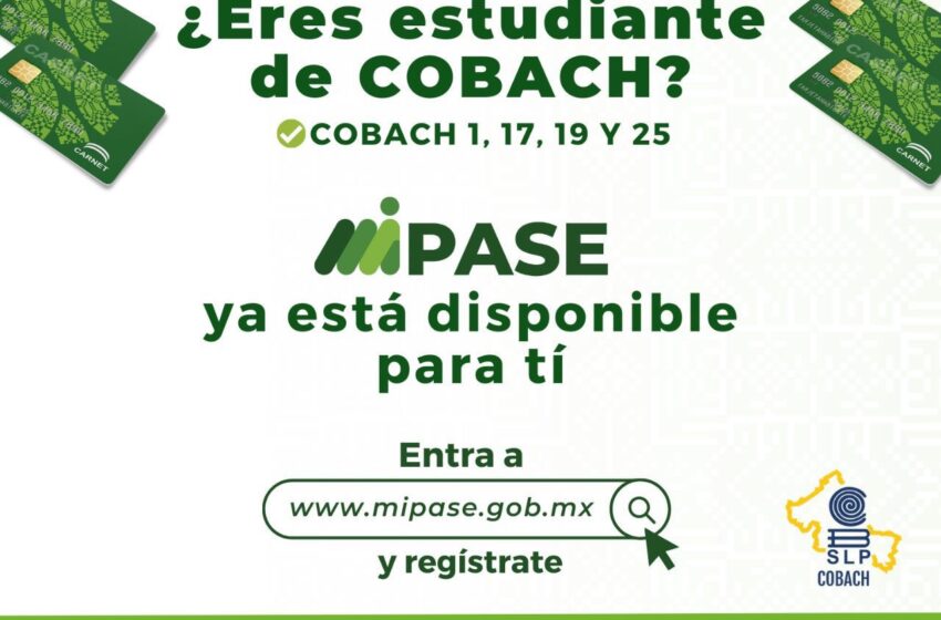  SCT habilita registro de Mi Pase para estudiantes de Cobach