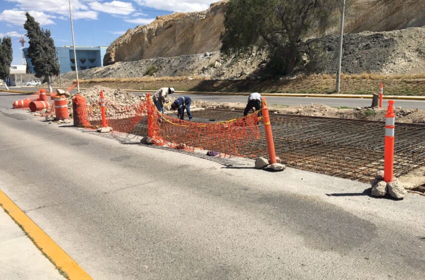  Construye SEDUVOP colector pluvial en bulevar Río Españita