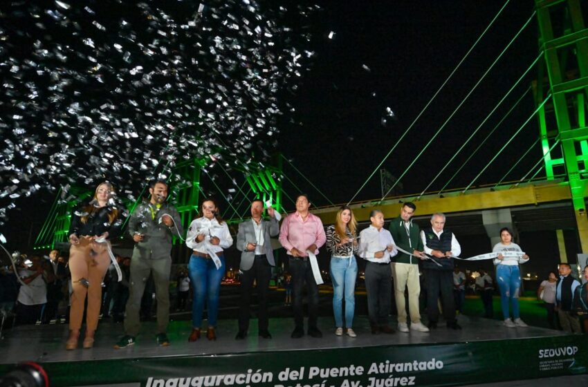  Gallardo Cardona hace realidad nuevo modelo de puentes atirantados en SLP