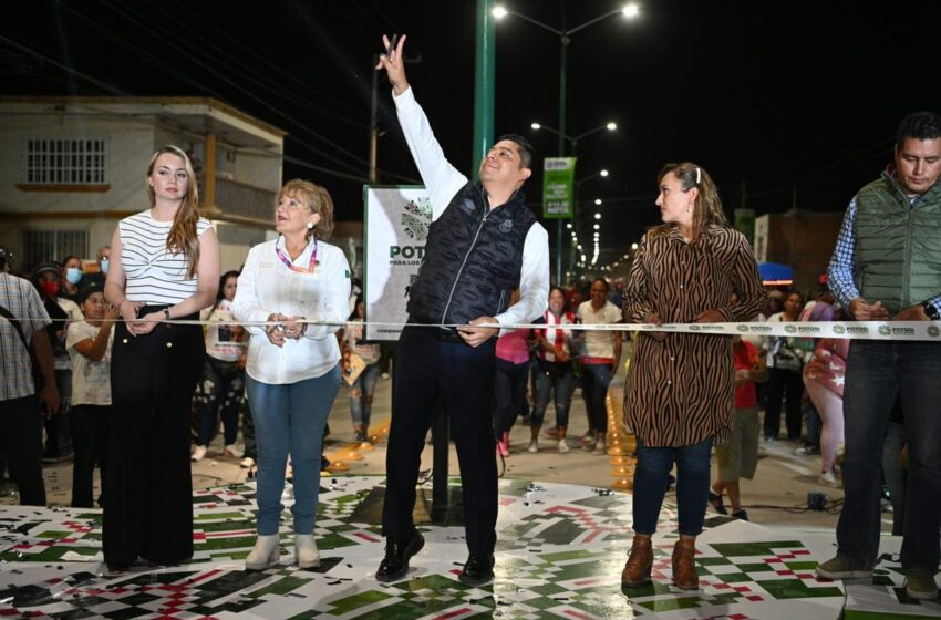  Entrega Ricardo Gallardo renovado Camino Real a Saltillo