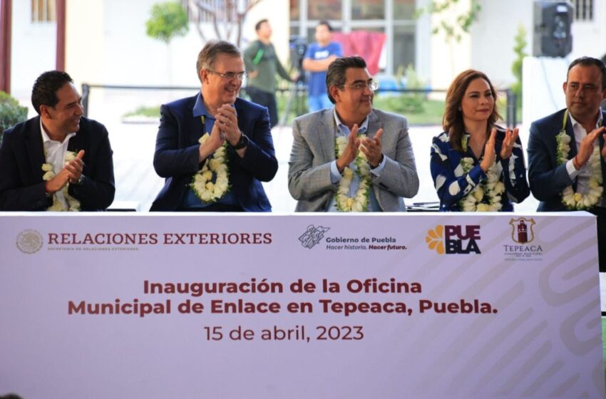  Inauguran Oficina Municipal de Enlace con la SRE en Tepeaca