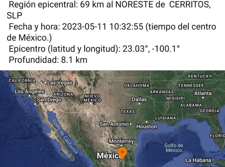  Sismógrafo de Villa Hidalgo detecta movimiento telúrico