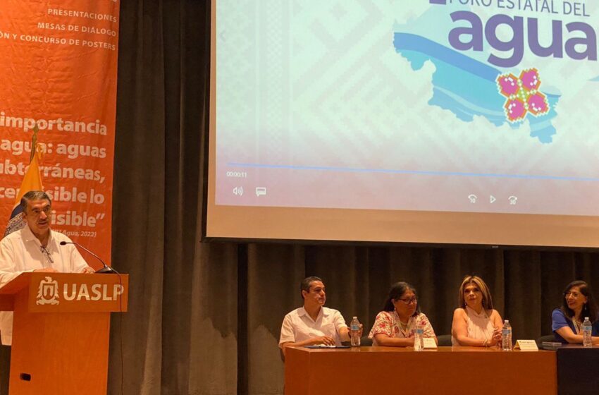  Ante crisis hídrica, UASLP propone soluciones en 2º. Foro Estatal del Agua