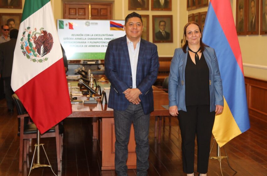  San Luis Potosí y Armenia intercambiarán cultura, inversión y educación