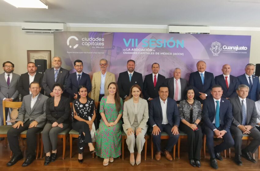  Participa Alcalde de Querétaro Luis Nava, en VII Sesión de la Asociación de Ciudades Capitales de México