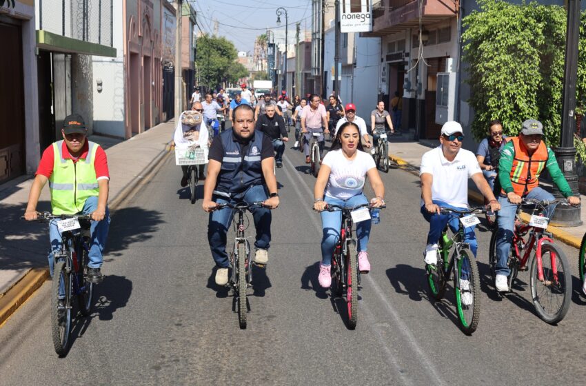  Municipio de #Aguascalientes celebra el #DíaMundialDeLaBicicleta con rodada