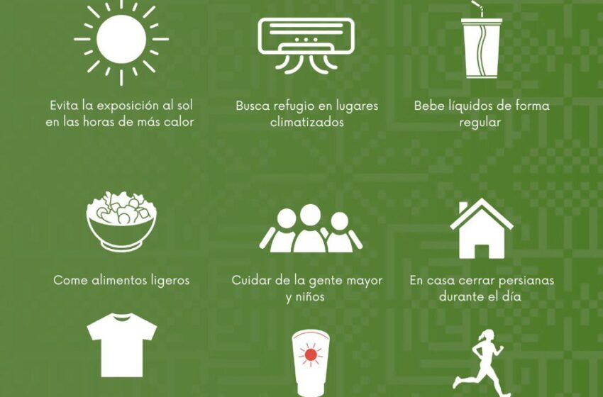  Gobierno del Estado emite recomendaciones ante ola de calor