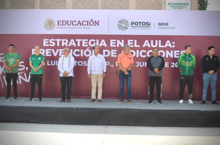  En San Luis Potosí hay apoyo a la prevención de adicciones