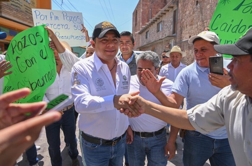  Apoyo de Ricardo Gallardo, fundamental para Pozos: habitantes