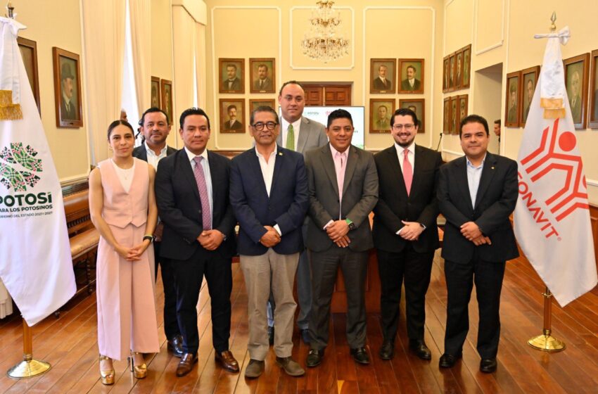  Gobierno Estatal e Infonavit escriturarán tres mil viviendas en SLP