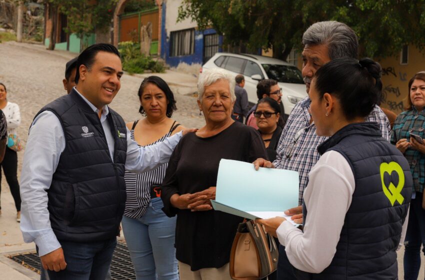  Entrega Alcalde de Querétaro Luis Nava obras de urbanización e infraestructura en Loma Bonita