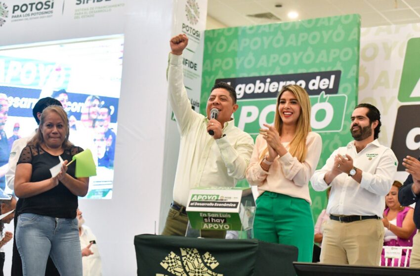  Personas emprendedoras y empresarias reciben apoyo de Ricardo Gallardo