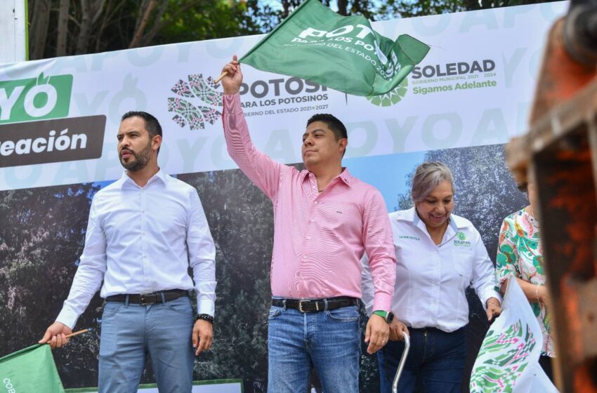  Ricardo Gallardo rescata Unidad Deportiva en apoyo a soledenses