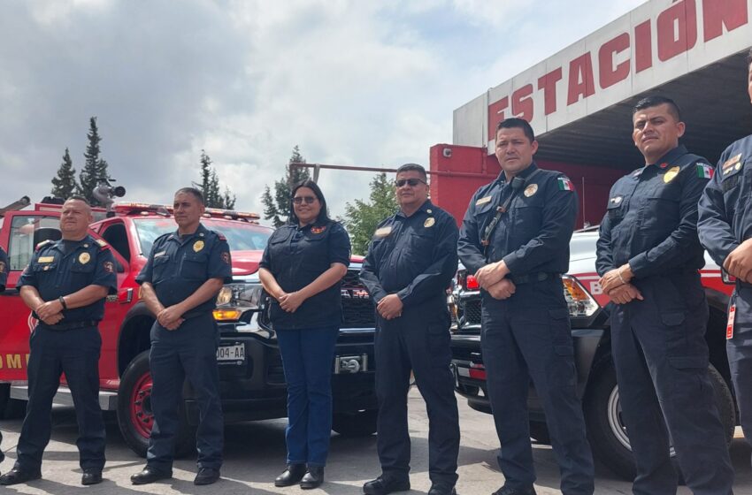  Fortalecen colaboración bomberos del Estado y Municipio de Aguascalientes para proteger a la ciudadanía