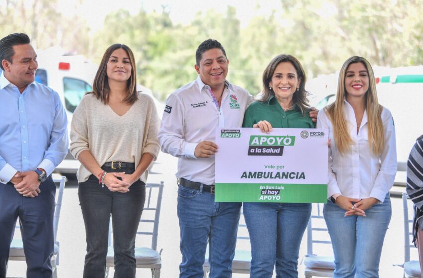  Agradecen alcaldes apoyo a municipios con nuevas ambulancias