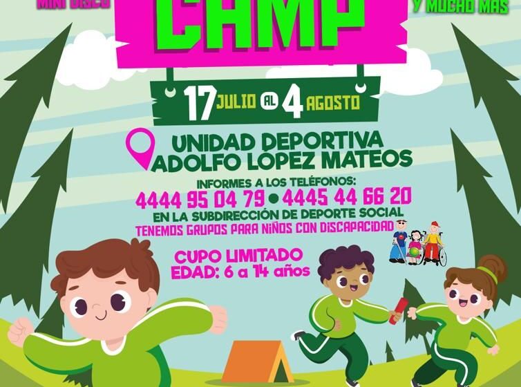  Gobierno Estatal realizará campamento de verano inclusivo