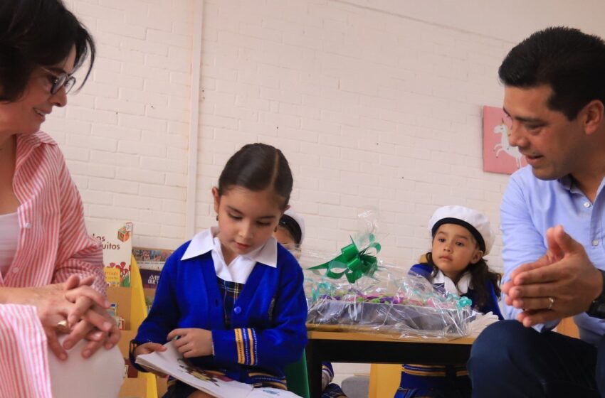  Inaugura Leo Montañez biblioteca en el jardín de niños “José Vasconcelos”