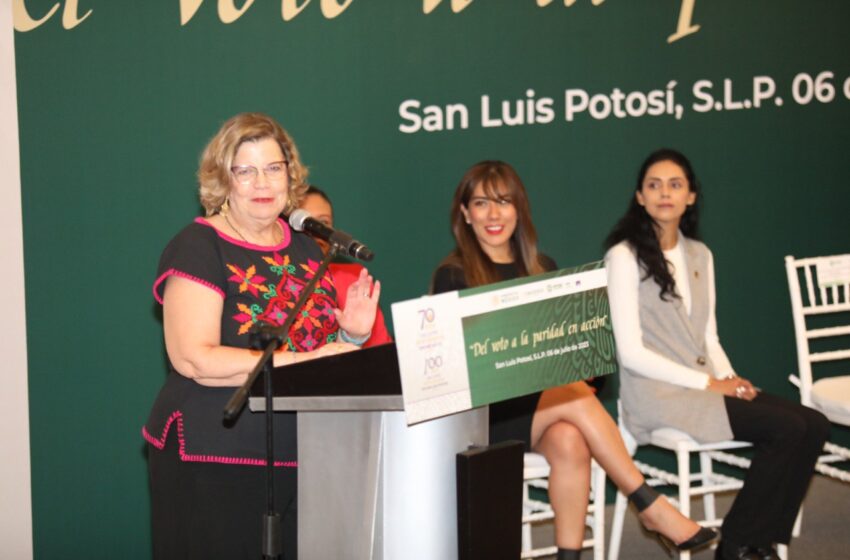  Inmujeres destaca a San Luis Potosí como precursor del voto de las mujeres