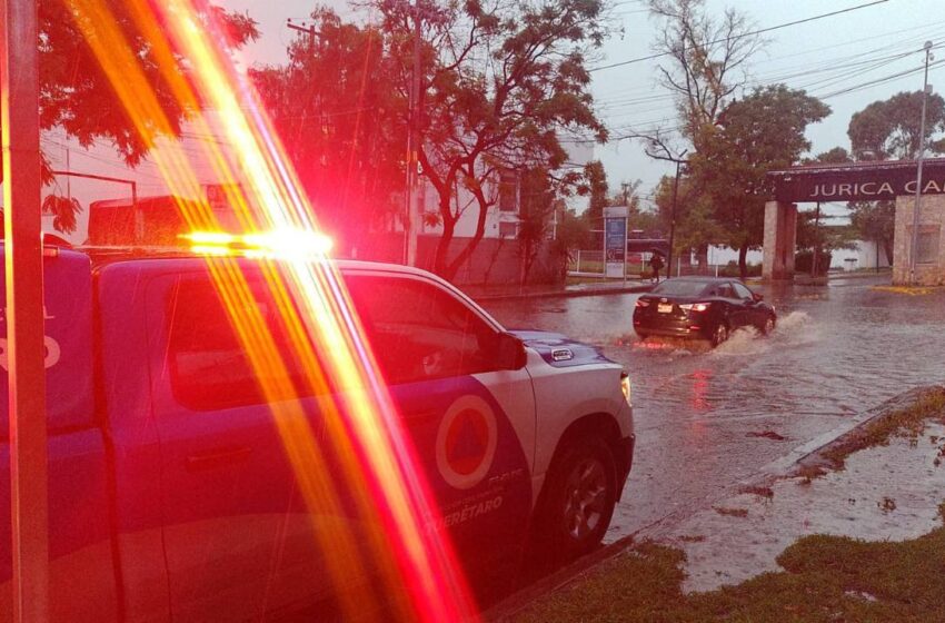  Municipio de Querétaro atiende a la población por lluvias