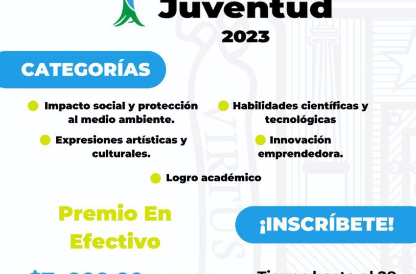  Lanzan convocatoria al Premio Municipal de la Juventud 2023 de Aguascalientes