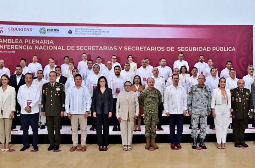  Gallardo encabeza XXVIII Asamblea Plenaria Nacional de Secretarios de Seguridad