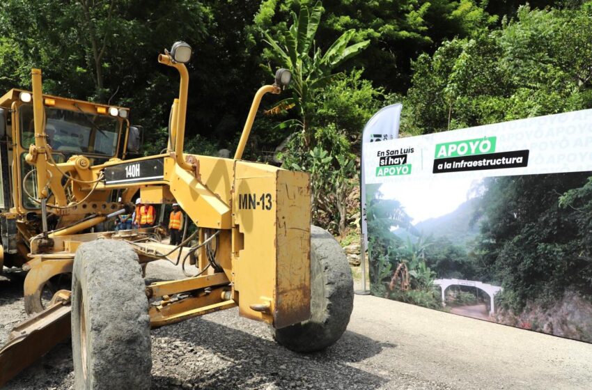  Ricardo Gallardo brinda apoyo a cinco comunidades con obra en Matlapa