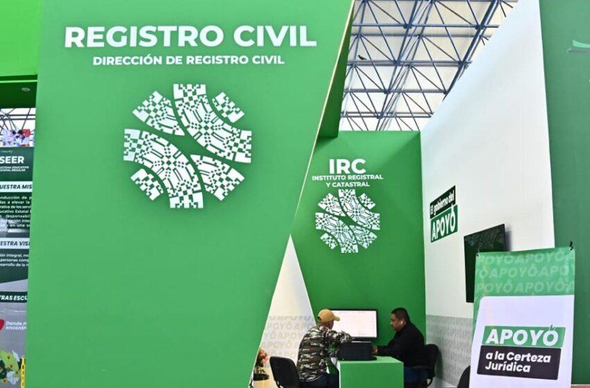  Estado habilita módulo de atención del registro civil en la Fenapo 2023