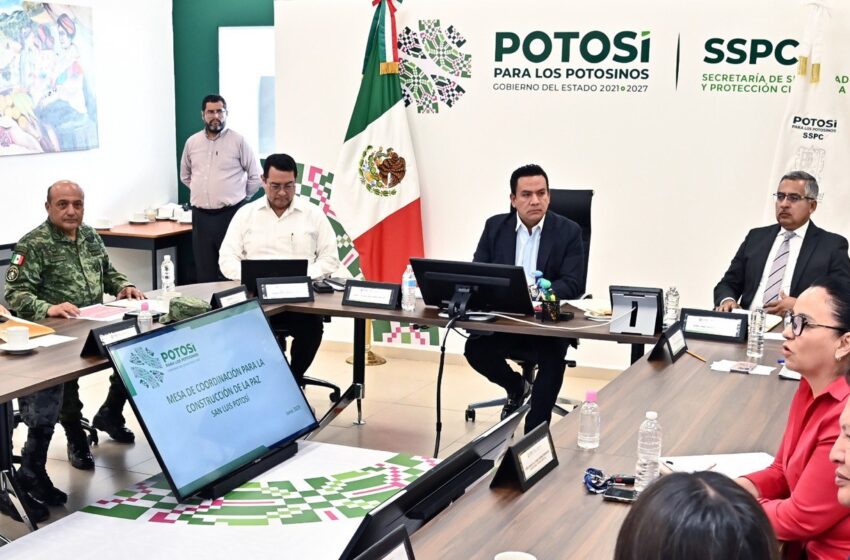  Firme el apoyo y fortalecimiento de la seguridad en San Luis Potosí