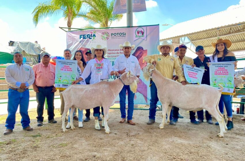  Productores pecuarios agradecen apoyo de Ricardo Gallardo en la Fenapo 2023