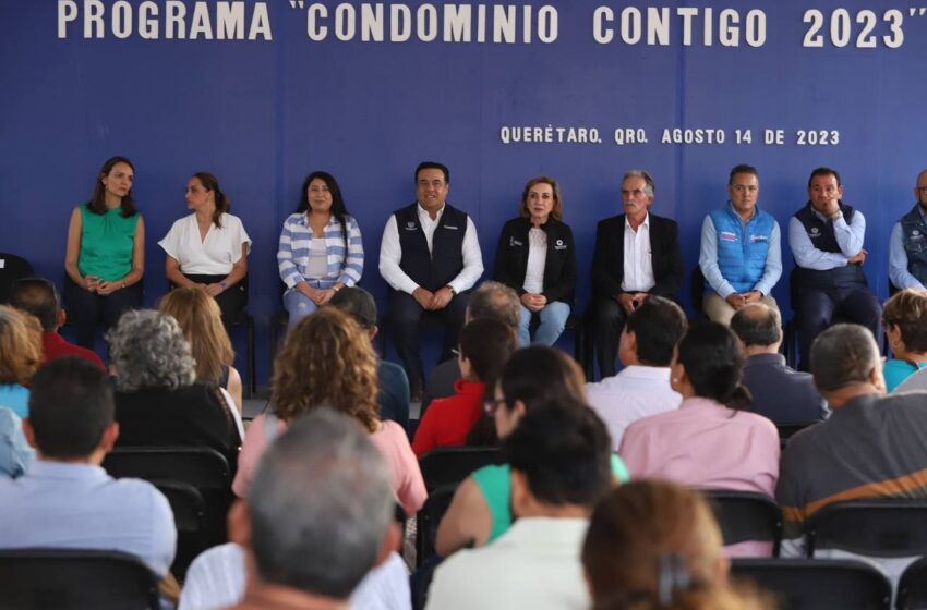  Asiste Luis Nava a la presentación del Programa Condominios Contigo en la delegación Epigmenio González