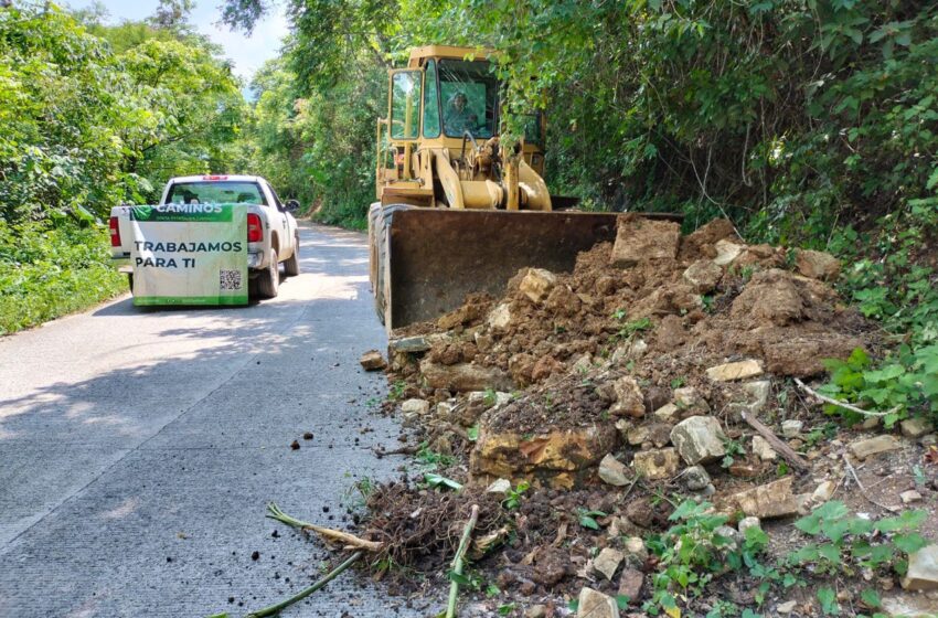  Estado brinda apoyo en rehabilitación de caminos en comunidades alejadas