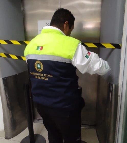  Descarta Protección Civil del Estado desplome de elevador en el IMSS