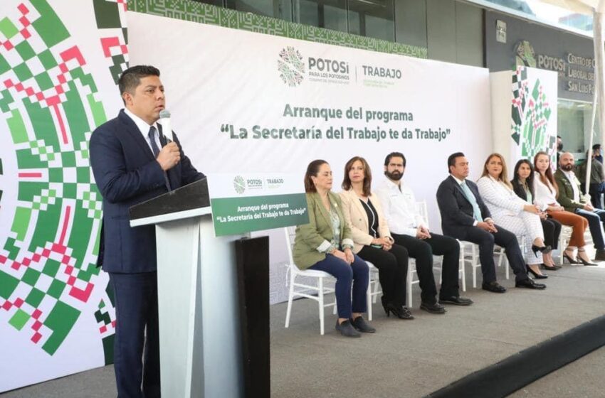  Con Ricardo Gallardo San Luis Potosí incrementa su fuerza laboral