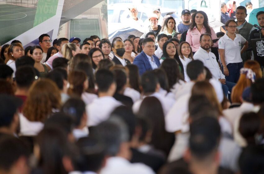  Anuncia Ricardo Gallardo rehabilitación de la primaria Rafael Ramírez en Villa de Pozos