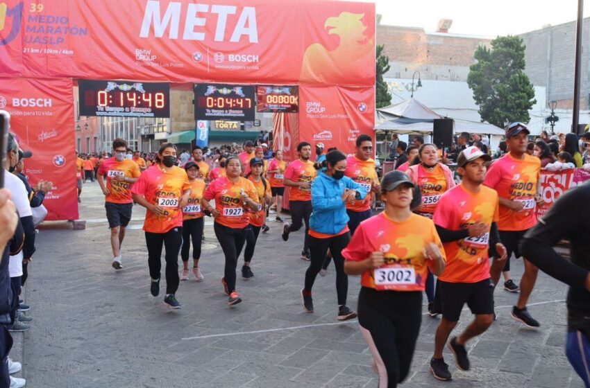  Se extiende hasta el 22 de septiembre inscripción para el Medio Maratón UASLP