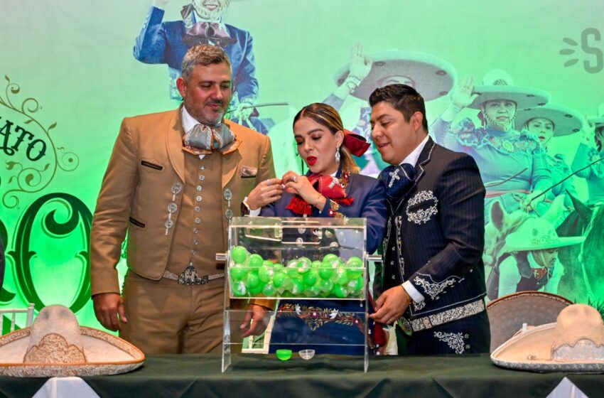  Ricardo Gallardo encabeza sorteo del Congreso y Campeonato Nacional Charro