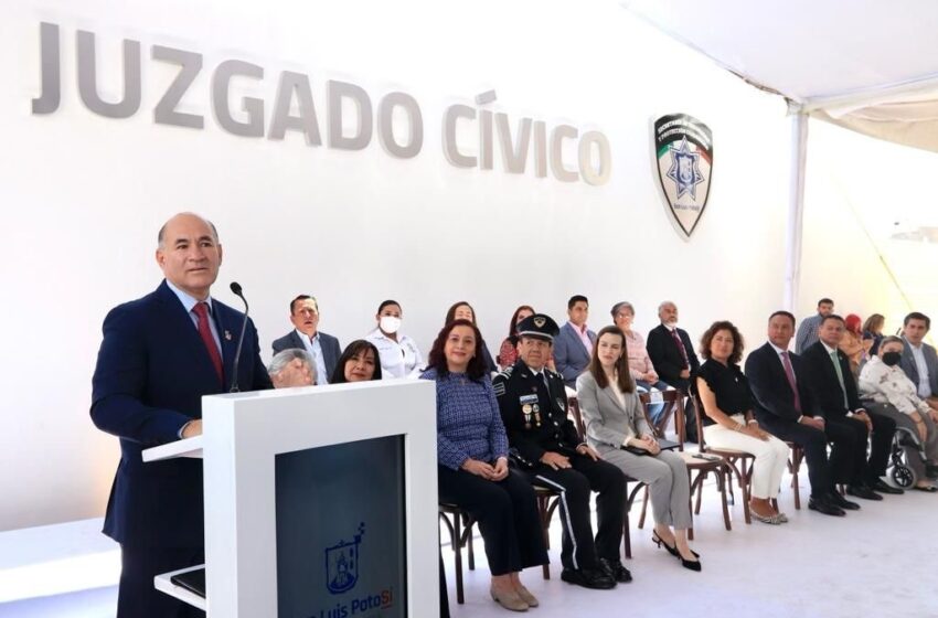  Apertura de Juzgado Cívico en San Luis Capital, cambio en el paradigma del sistema de seguridad