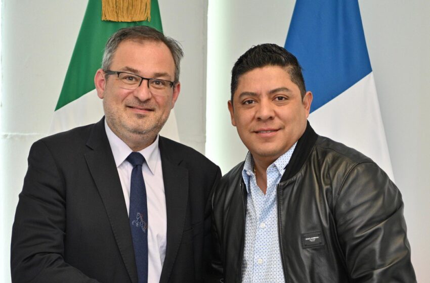  Ricardo Gallardo abre las puertas de inversión a Francia en San Luis Potosí