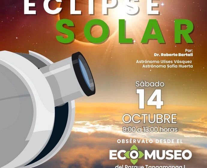  Estado invita a las familias a observar el eclipse solar en el Tangamanga I