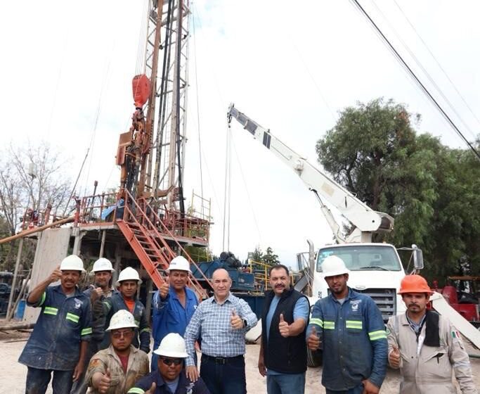  Ayuntamiento perfora un cuarto pozo de agua, en la colonia San Leonel, anuncia Galindo