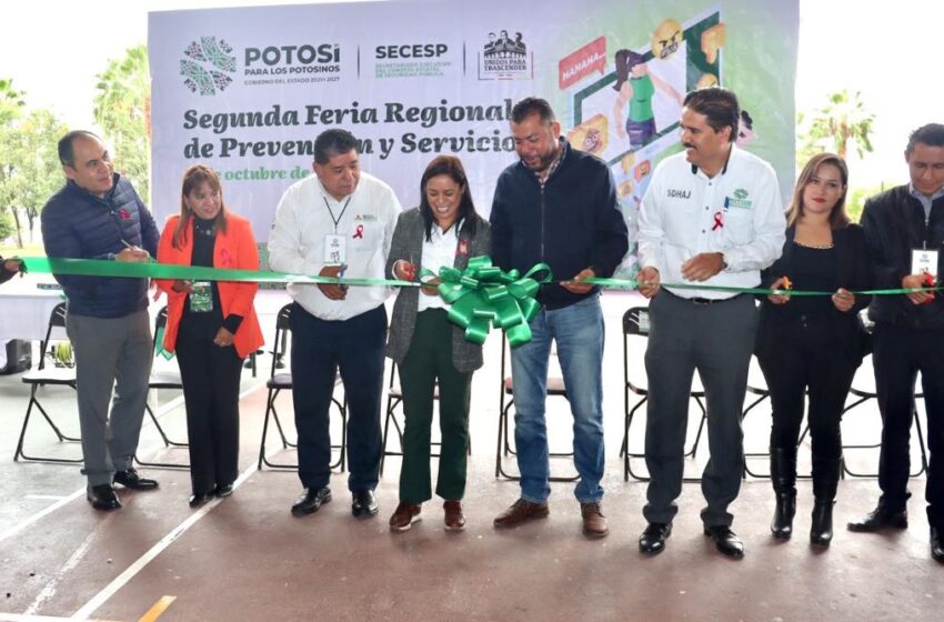  Gobierno estatal lleva feria de prevención al altiplano