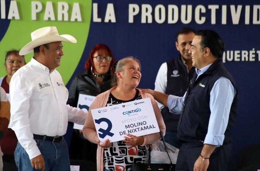  Entrega Municipio de Querétaro apoyos Contigo para la Productividad Rural