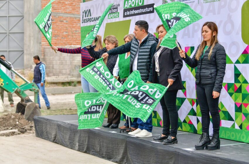  Ricardo Gallardo arranca colector contra inundaciones en Cactus