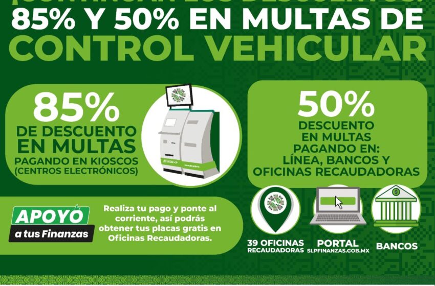  Gobierno aplicará descuento en trámites vehiculares en noviembre