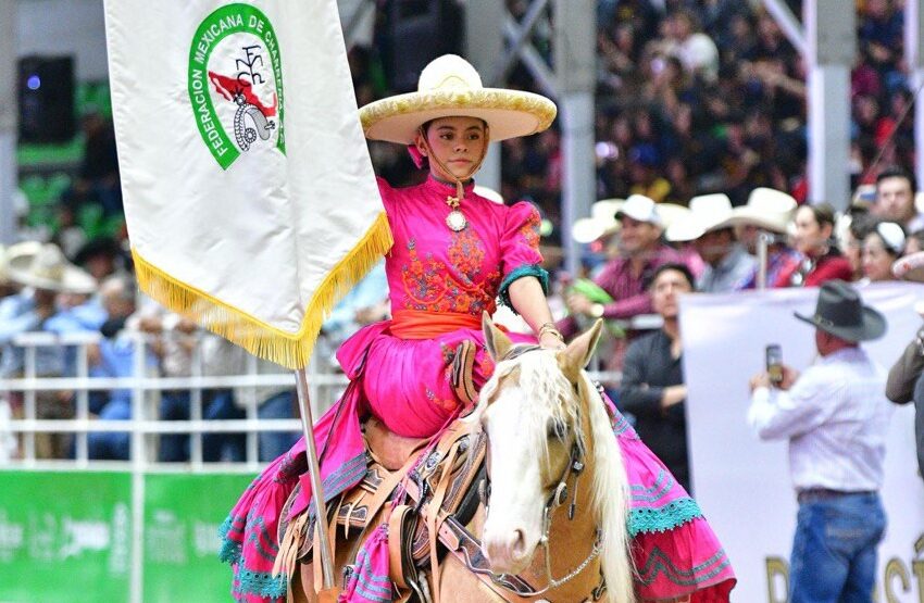  Escaramuzas potosinas presentes en el Nacional Charro