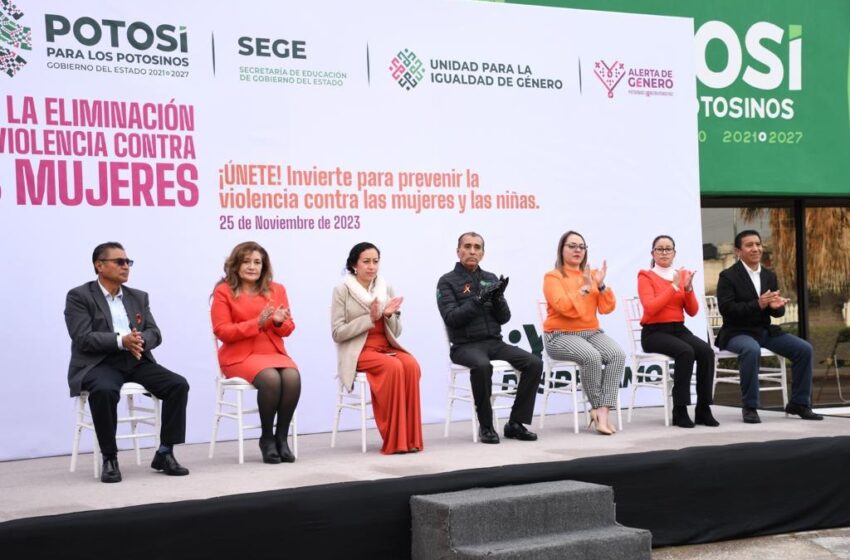  Erradica Gobierno violencia contra la mujer desde la educación