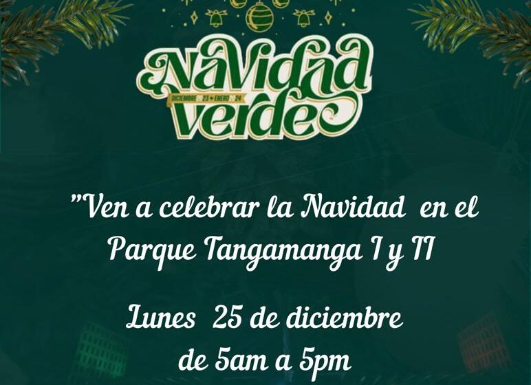  Parques Tangamanga permanecerán abiertos en Navidad